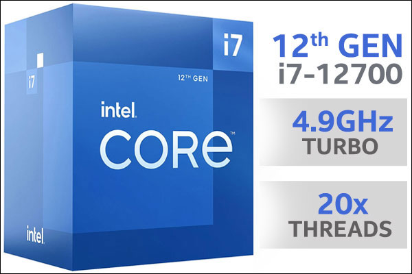 پردازنده اینتل Intel Core i7-12700 سری Alder Lake