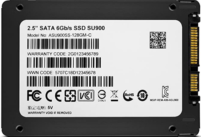 حافظه SSD اینترنال ADATA SU900 ظرفیت 128GB