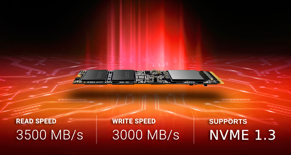 حافظه SSD اینترنال Adata XPG SX8100 M.2 2280 ظرفیت 512GB