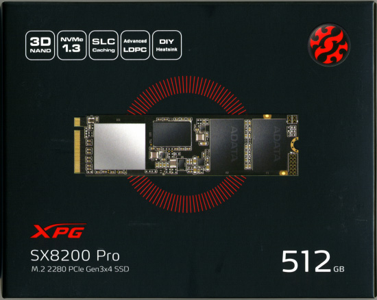 حافظه SSD اینترنال Adata XPG SX8200 Pro M.2 2280 ظرفیت 512GB