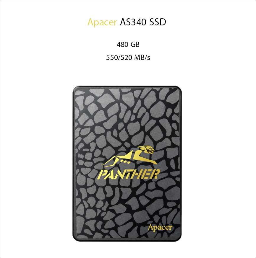 حافظه SSD اینترنال اپیسر Apacer AS340 ظرفیت 480GB