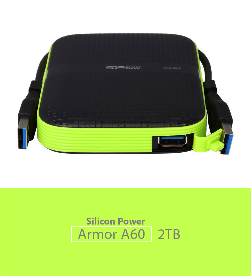 هارد اکسترنال سیلیکون پاور Silicon Power Armor A60 ظرفیت 2TB