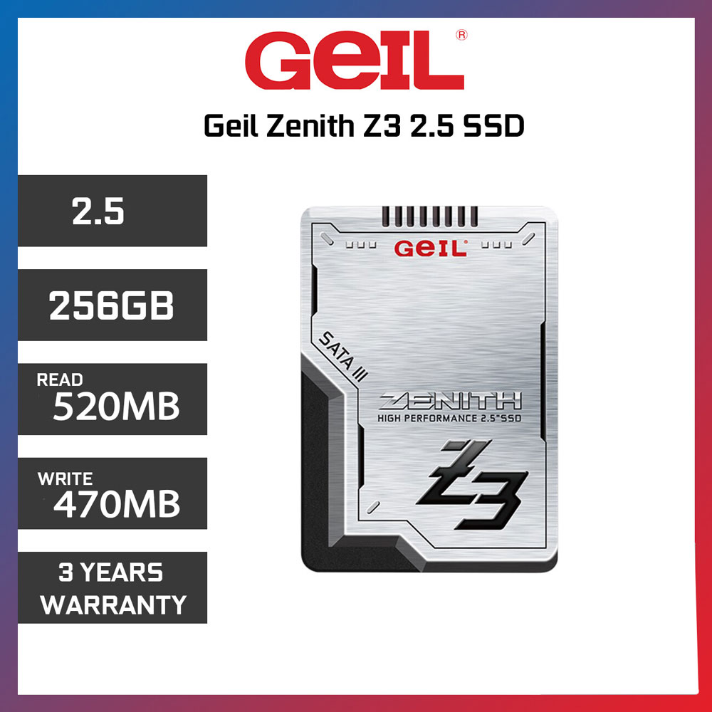حافظه SSD گیل GEIL Zenith Z3 256GB اینترنال
