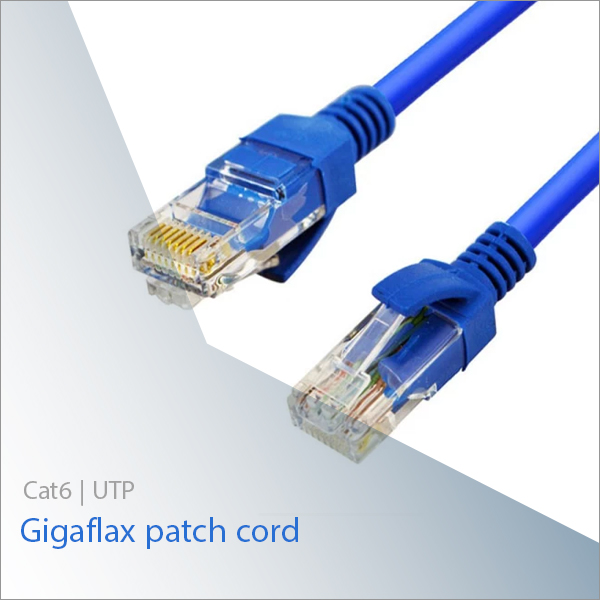 پچ کورد گیگافلکس Gigaflex Patch cord CAT6 UTP طول 15 متر