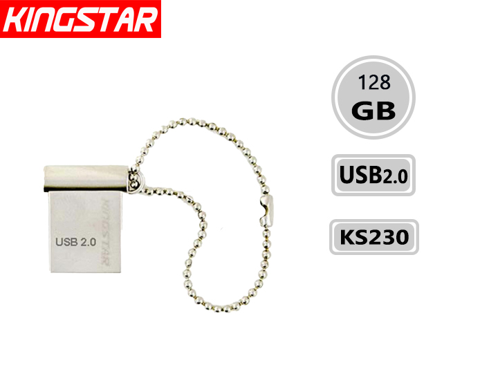 فلش مموری کینگ استار Kingstar KS230 ظرفیت 128 گیگابایت USB 2.0