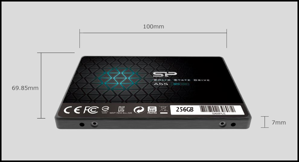 حافظه SSD اینترنال سیلیکون پاور Silicon Power Ace A55 ظرفیت 256GB
