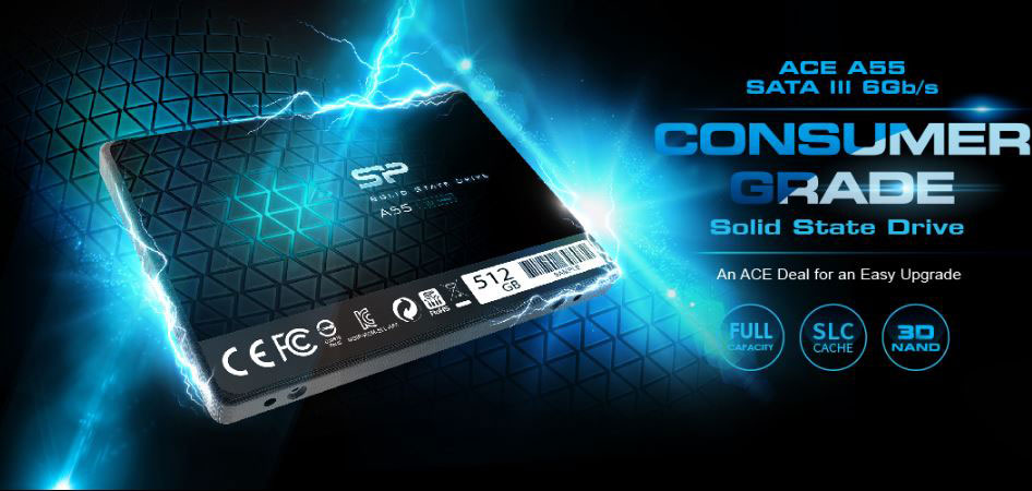 حافظه SSD اینترنال سیلیکون پاور Silicon Power Ace A55 ظرفیت 512GB