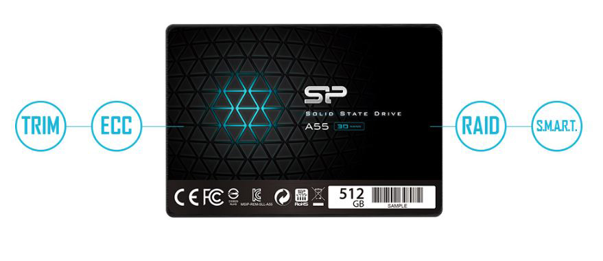 حافظه SSD اینترنال سیلیکون پاور Silicon Power Ace A55 ظرفیت 512GB