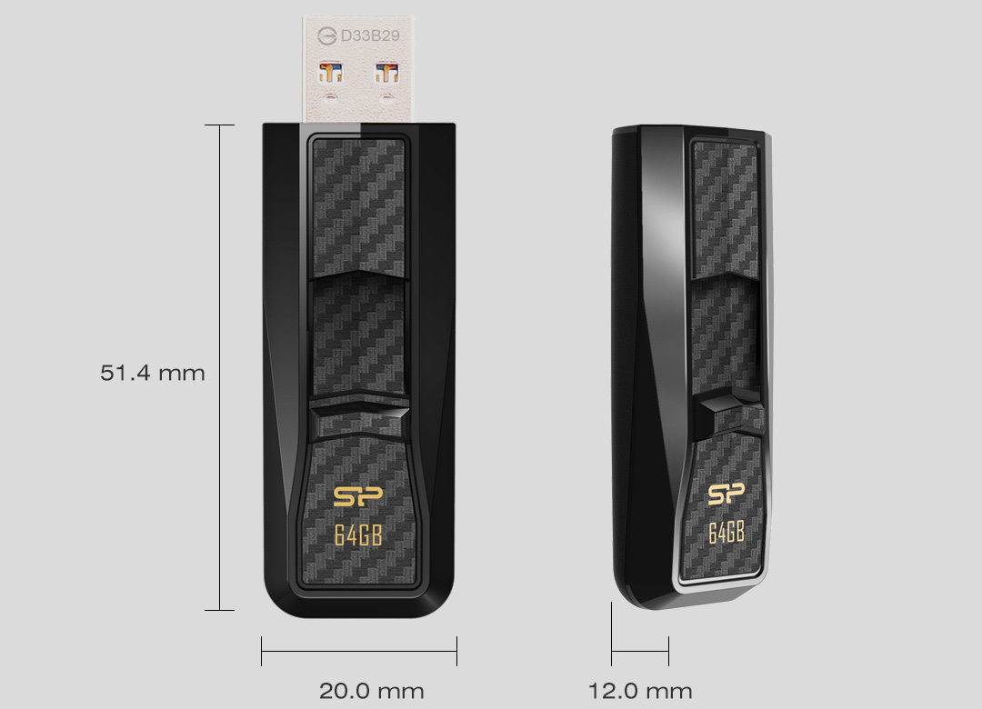 فلش مموری سیلیکون پاور Silicon Power Blaze B50 ظرفیت 16 گیگابایت USB 3.2