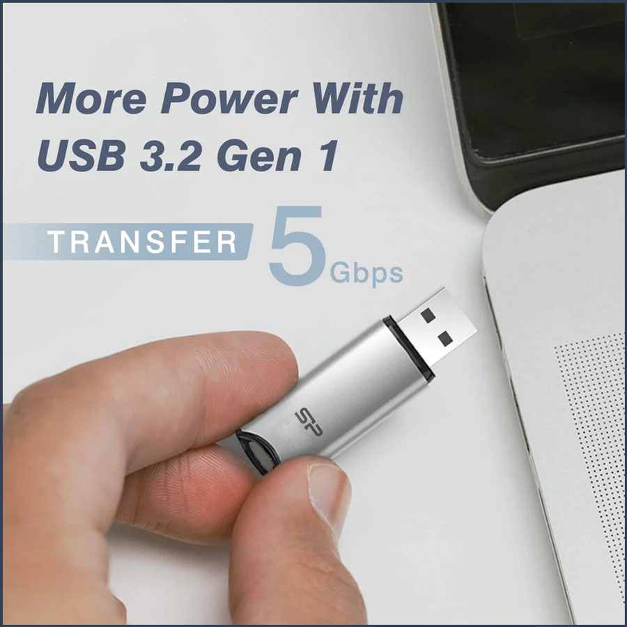 فلش مموری سیلیکون پاور Silicon Power Marvel M02 ظرفیت 32 گیگابایت USB 3.2