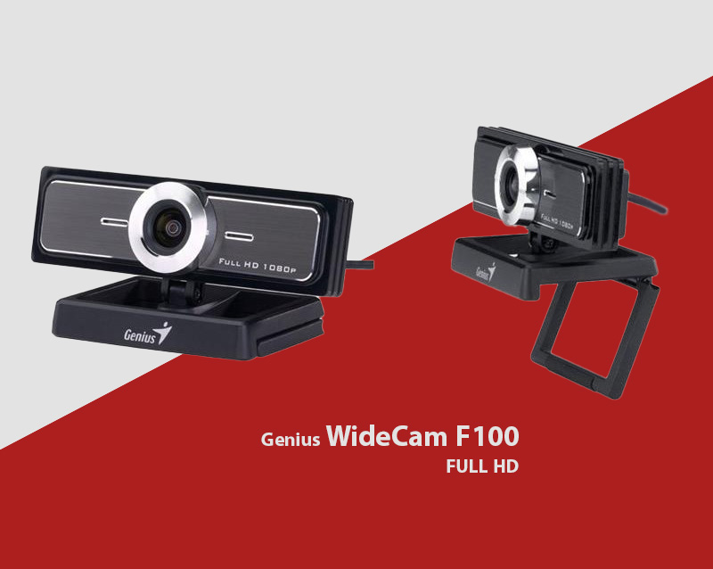 وبکم جنیوس Genius WideCam F100 کیفت FULL HD 1080p