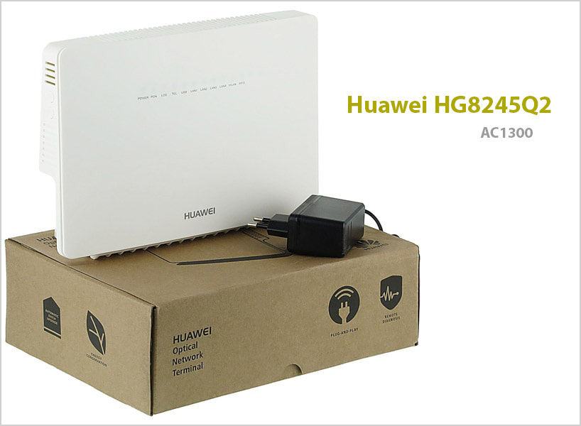 مودم فیبر نوری هواوی Huawei HG8245Q2 وای فای AC1300 با 1 پورت تلفن