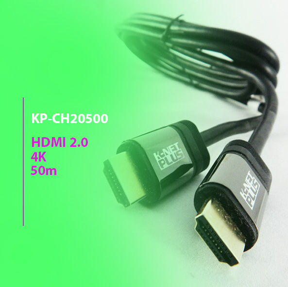کابل HDMI 4K کی نت پلاس k-netplus KP-CH20500 ورژن 2.0 طول 50 متر