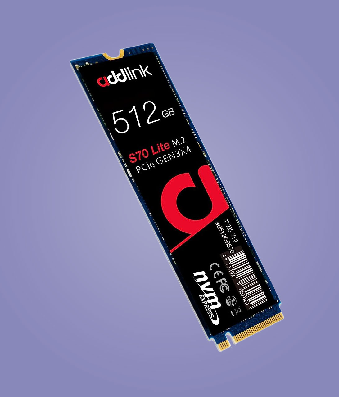 حافظه SSD اینترنال ادلینک Addlink S70 Lite M.2 2280 ظرفیت 512GB