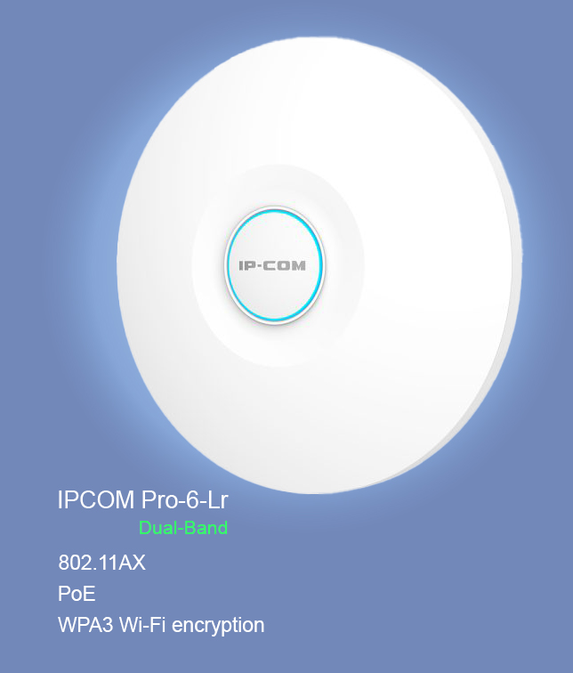 اکسس پوینت ای پی کام IPCOM Pro-6-Lr وای فای سقفی دو باند AX3000