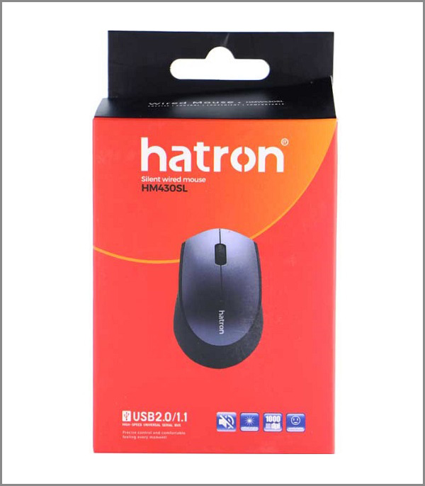 ماوس سایلنت هترون با سیم Hatron HM430SL