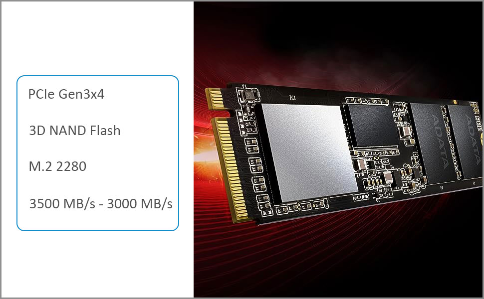 حافظه SSD اینترنال Adata XPG SX8200 Pro 1TB M.2 2280