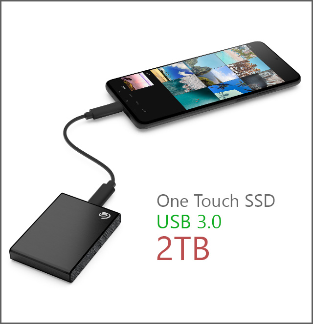 هارد اکسترنال سیگیت وان تاچ Seagate One Touch SSD ظرفیت 2TB