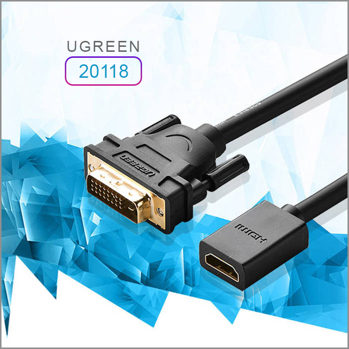 مبدل DVI به HDMI یوگرین Ugreen 20118