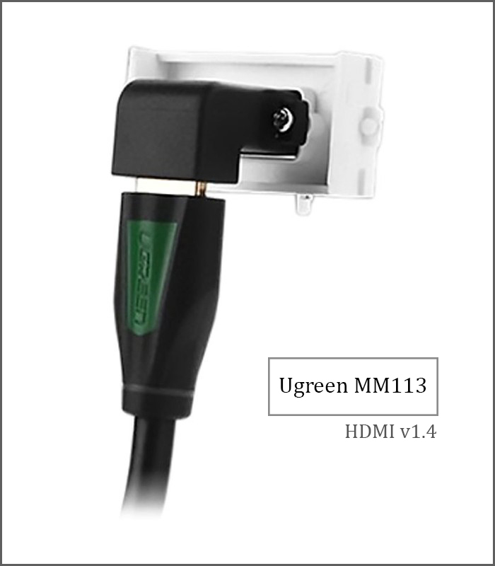 انگل HDMI پنلی 90 درجه یوگرین Ugreen MM113