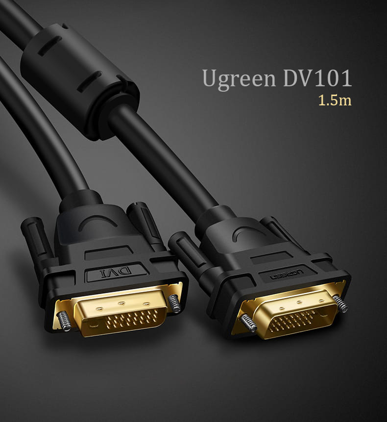 کابل DVI-D یوگرین Ugreen DV101 طول 1.5 متر