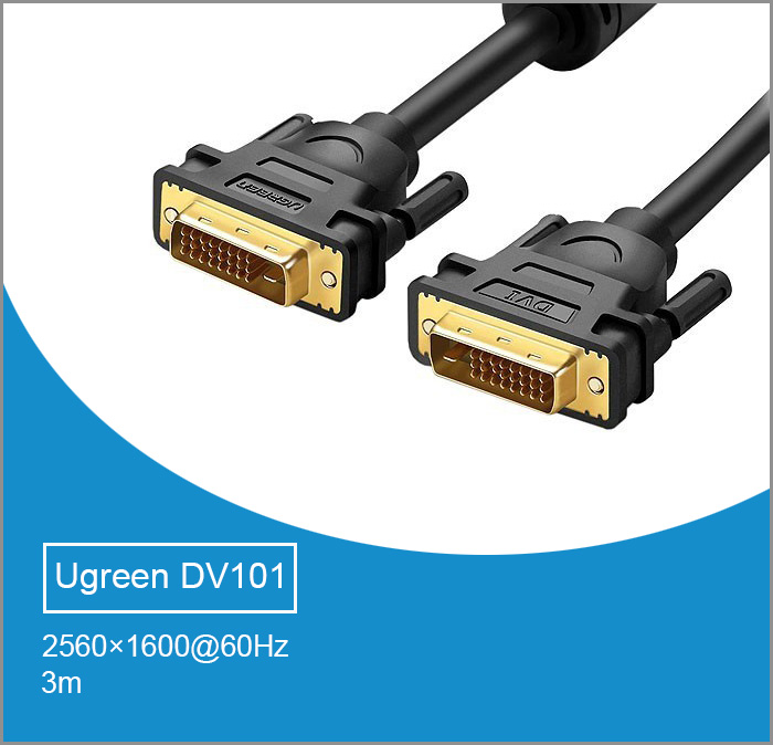 کابل DVI-D یوگرین Ugreen DV101 طول 3 متر