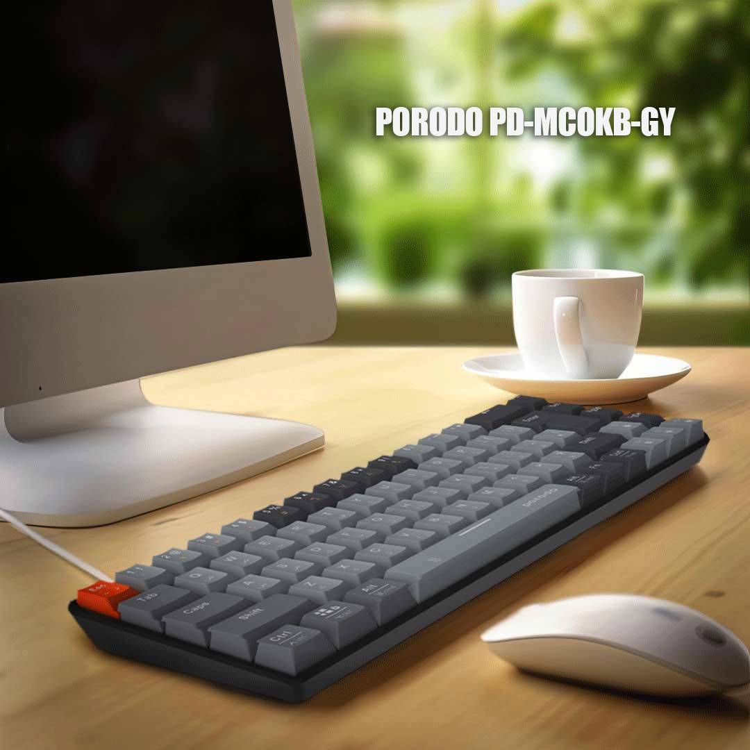 کیبورد گیمینگ پرودو Porodo PD-MCOKB-GY - شبکه ساز