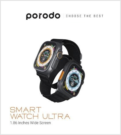 ساعت هوشمند پرودو Porodo PD-SWULGY-BK - شبکه ساز
