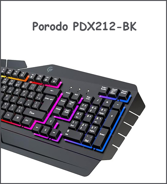 کیبورد گیمینگ پرودو Porodo PDX212-BK