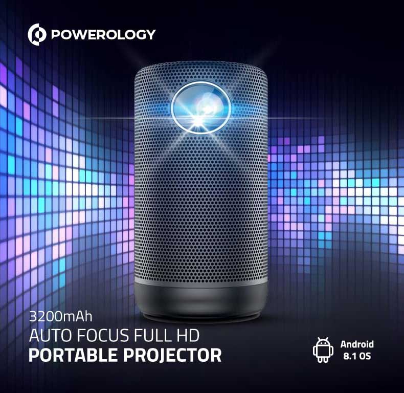 ویدئو پروژکتور قابل حمل پاورولوژی Powerology PWPROJ30-BK