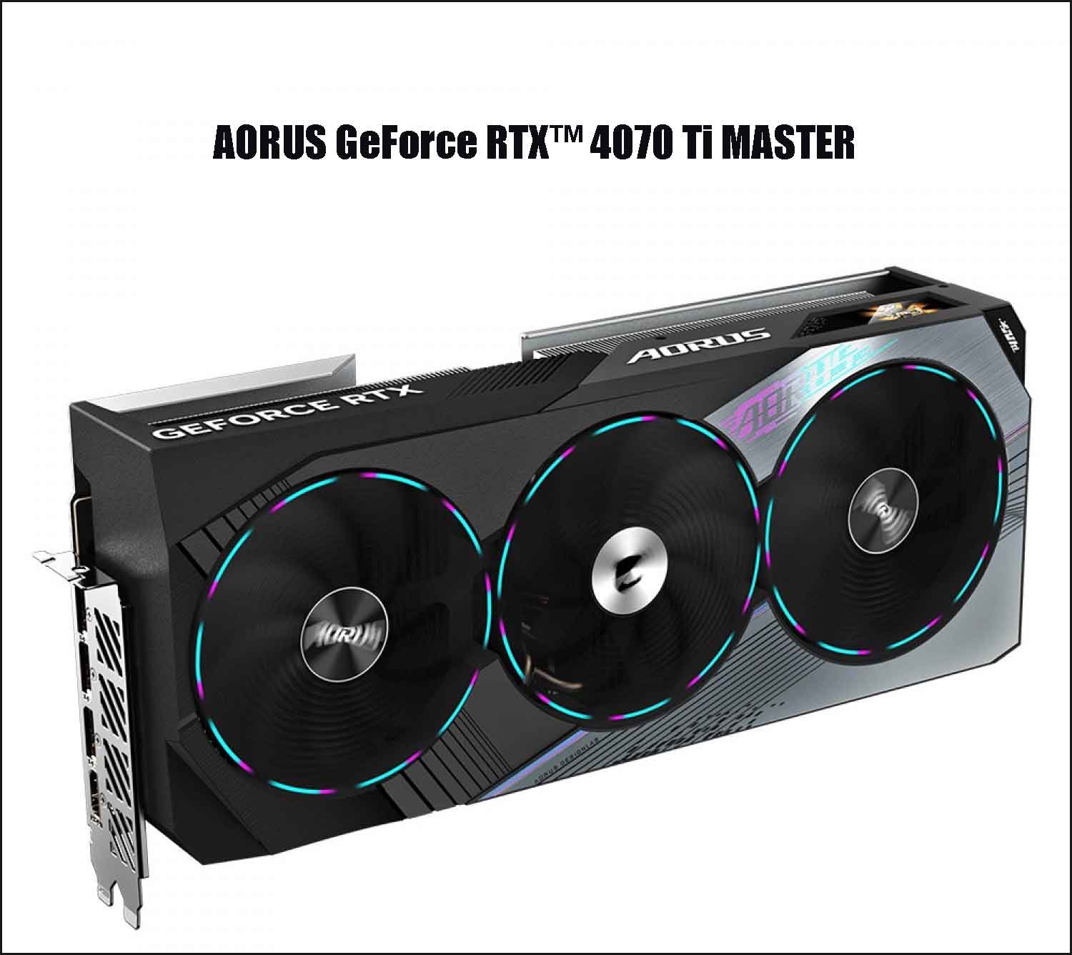 کارت گرافیک گیگابایت GIGABYTE GeForce RTX 4070 Ti AORUS MASTER 12G
