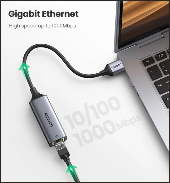 مبدل USB 3.0 به شبکه یوگرین Ugreen CM209
