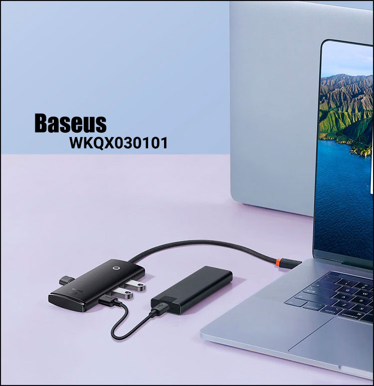 هاب USB 3.0 باسئوس Baseus WKQX030101