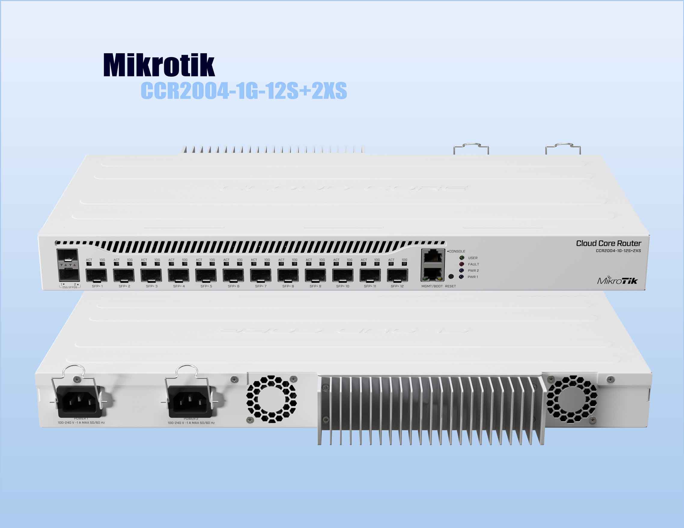 روتر میکروتیک Mikrotik CCR2004-1G-12S+2XS