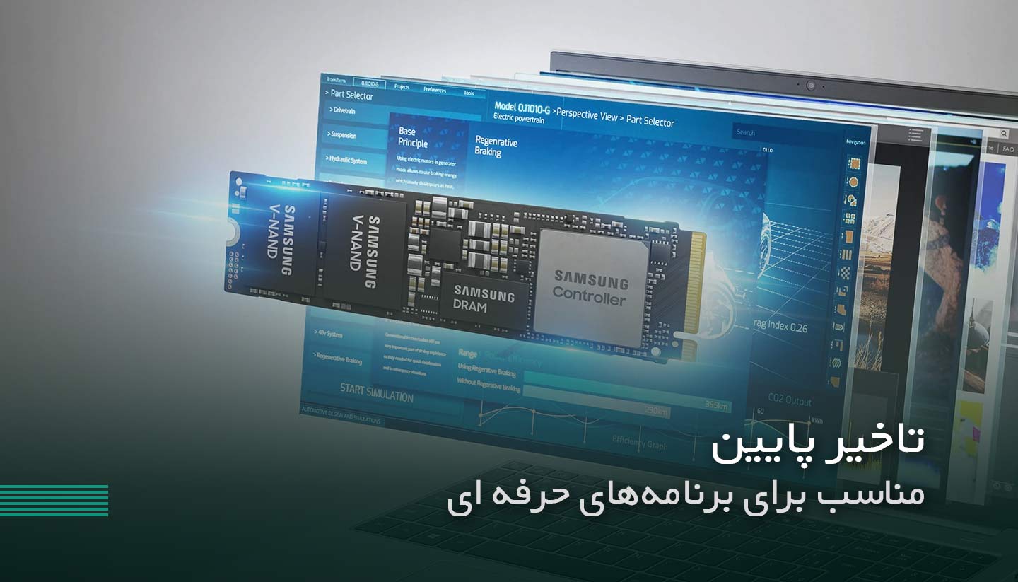 حافظه SSD اینترنال سامسونگ Samsung PM9A1 M.2 ظرفیت 256GB - شبکه ساز